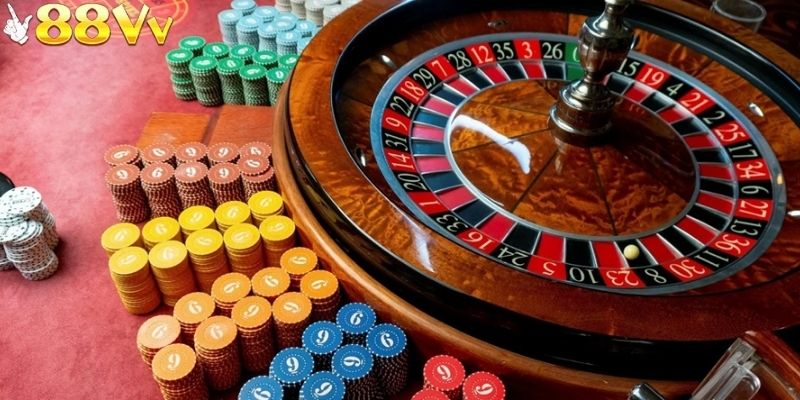 Toàn bộ không gian cược casino 88VV vô cùng hiện đại